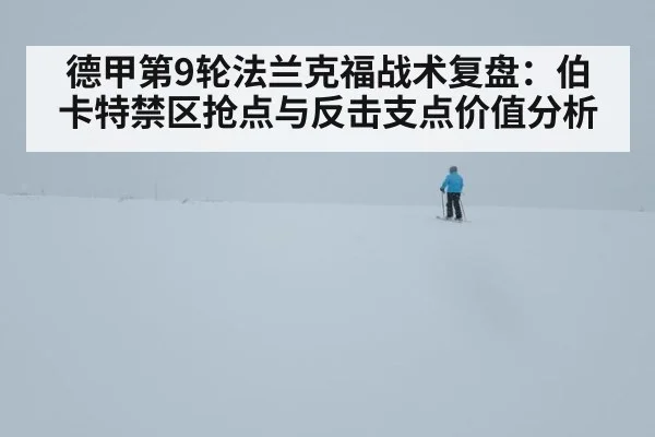 德甲第9轮法兰克福战术复盘：伯卡特禁区抢点与反击支点价值分析